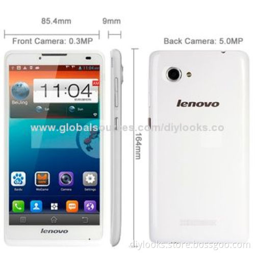 Lenovo A880 8GB White, 3G Phablet, GPS + AGPS, Android 4.2.2, MTK6582 1.3GHz Quad Core